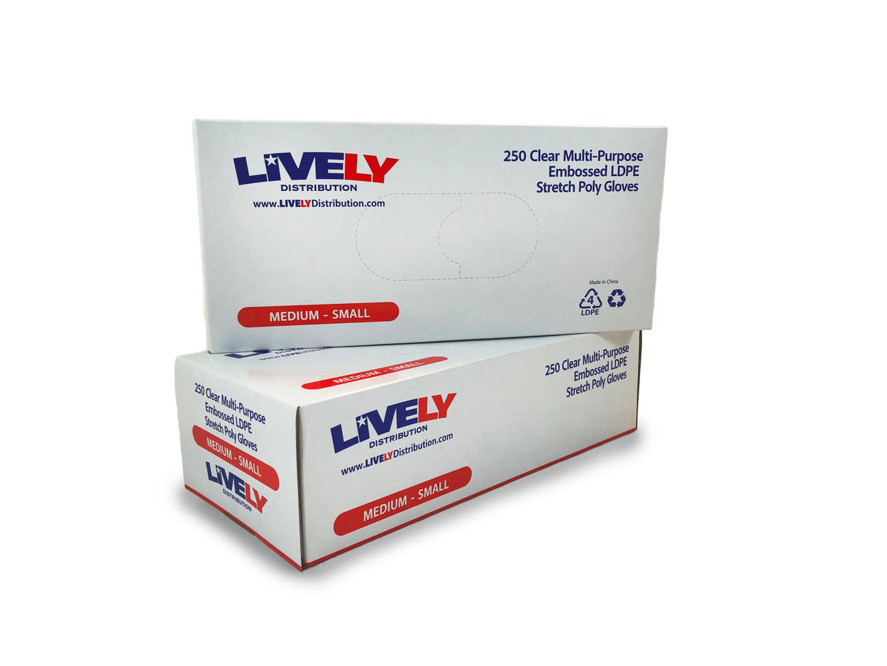 LDPE Stretch Poly Disposable Gloves